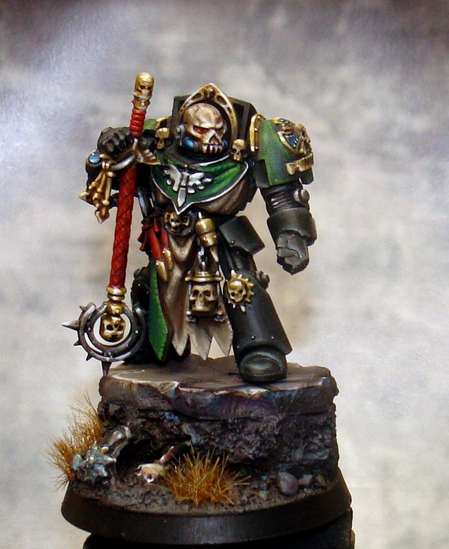 Chaplain, Dark Angels, Display, Games Workshop, Non-Metallic Metal ...